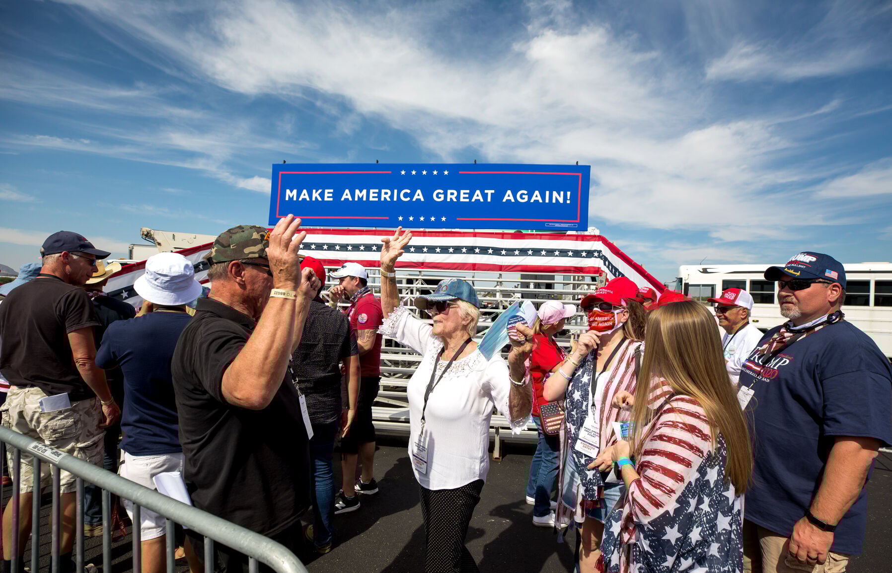 President Trump in Tucson